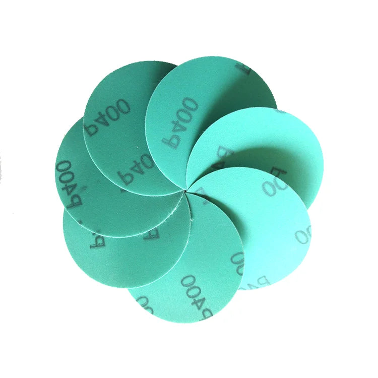 Sanding Discs 2 Inch PET Film 50MM Hook Loop Wet Dry Sandpaper for Random Orbital Sander Woodworking Car Polishing Finishing