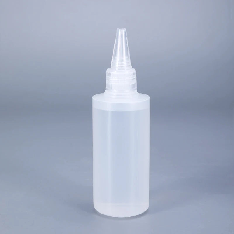 2/510pcs 30/60/100/120ML Squeeze Bottle for Sauce Plastic Squirt Container Refillable Bottle with Cap for Kitchen Glue Container
