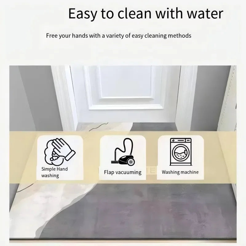 VIKAMA Black Spider Web Halloween Rug Bathroom Halloween Decorative Rug Bath Mat Faux Cashmere Doormat Living Room
