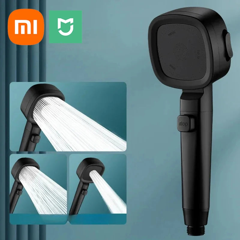 Xiaomi Mijia High Pressure Shower Head Water Saving 3-Modes Shower Heads Adjustable Water Massage Sprayer Bathroom Accessories