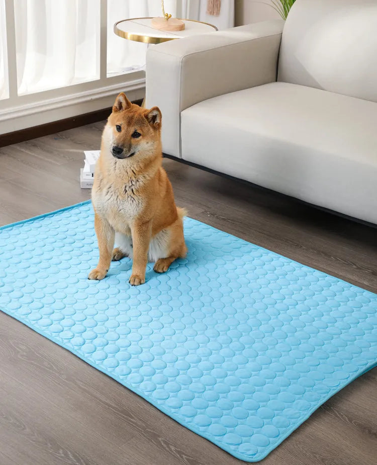 Pet Cooling Mat Summer Cat and Dog Sofa Mat Soft Ice Silk Cold Feeling Nest Mat Summer Dog Cooling Mat Pet Products dog beds