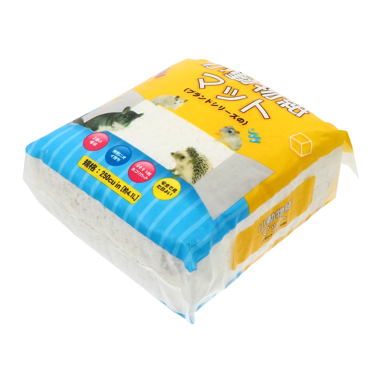 1 Pack Small Pet White Paper Bedding Paper Chip Hamster Shavings Hamster Bedding Small Pet White Paper Bedding Swarf to Remove