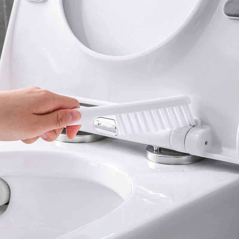 Wall Hanging Toilet Cleaning WC Brush Holder Long Handled Silicone Water Proof Quick Drying Soft Bristles Bathroom Accessories