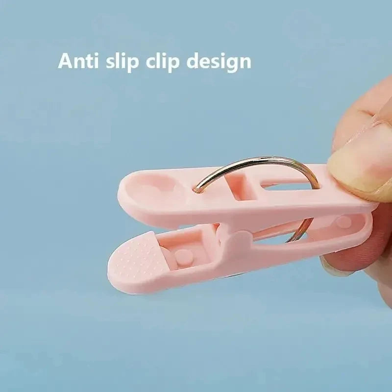 30pcs Windproof Clothespins Air Drying Clothes Socks Underwear Fixed Pins For Household Small Clips Food Snack Bag Sealing Clips