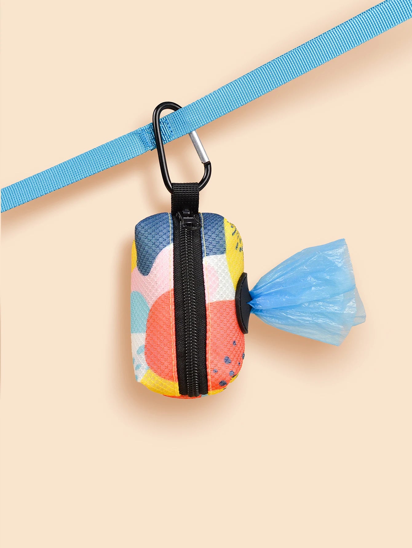 3Pcs/Set Cute Print Adjustable Luxury Design Pet Harness&Leashes&Poop Bag Holder For The Cat And Dog Walking
