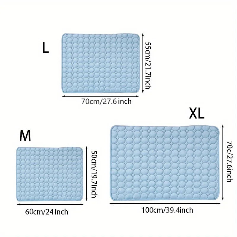 Pet Cooling Mat Summer Cat and Dog Sofa Mat Soft Ice Silk Cold Feeling Nest Mat Summer Dog Cooling Mat Pet Products dog beds