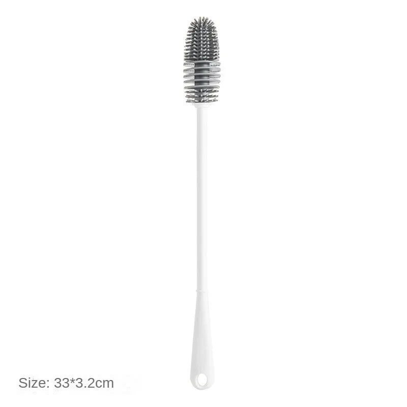 Silicone Cup Brush Cup Cleaning Brush No Dead Corners Or Gaps Plastic Brush Milk Bottle Cleaning Brush Household