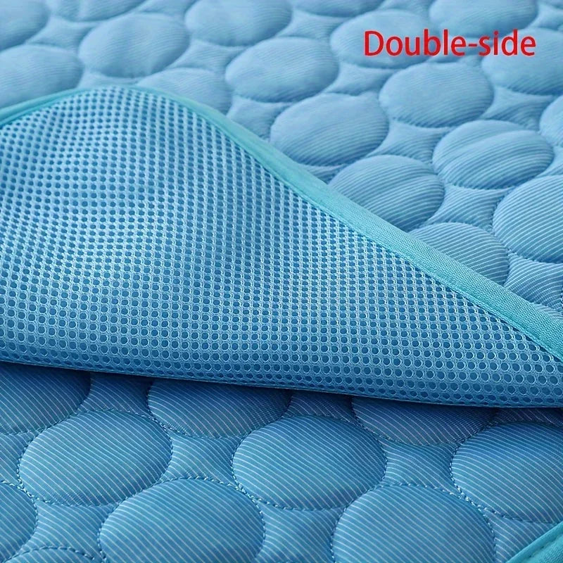 Pet Cooling Mat Summer Cat and Dog Sofa Mat Soft Ice Silk Cold Feeling Nest Mat Summer Dog Cooling Mat Pet Products dog beds