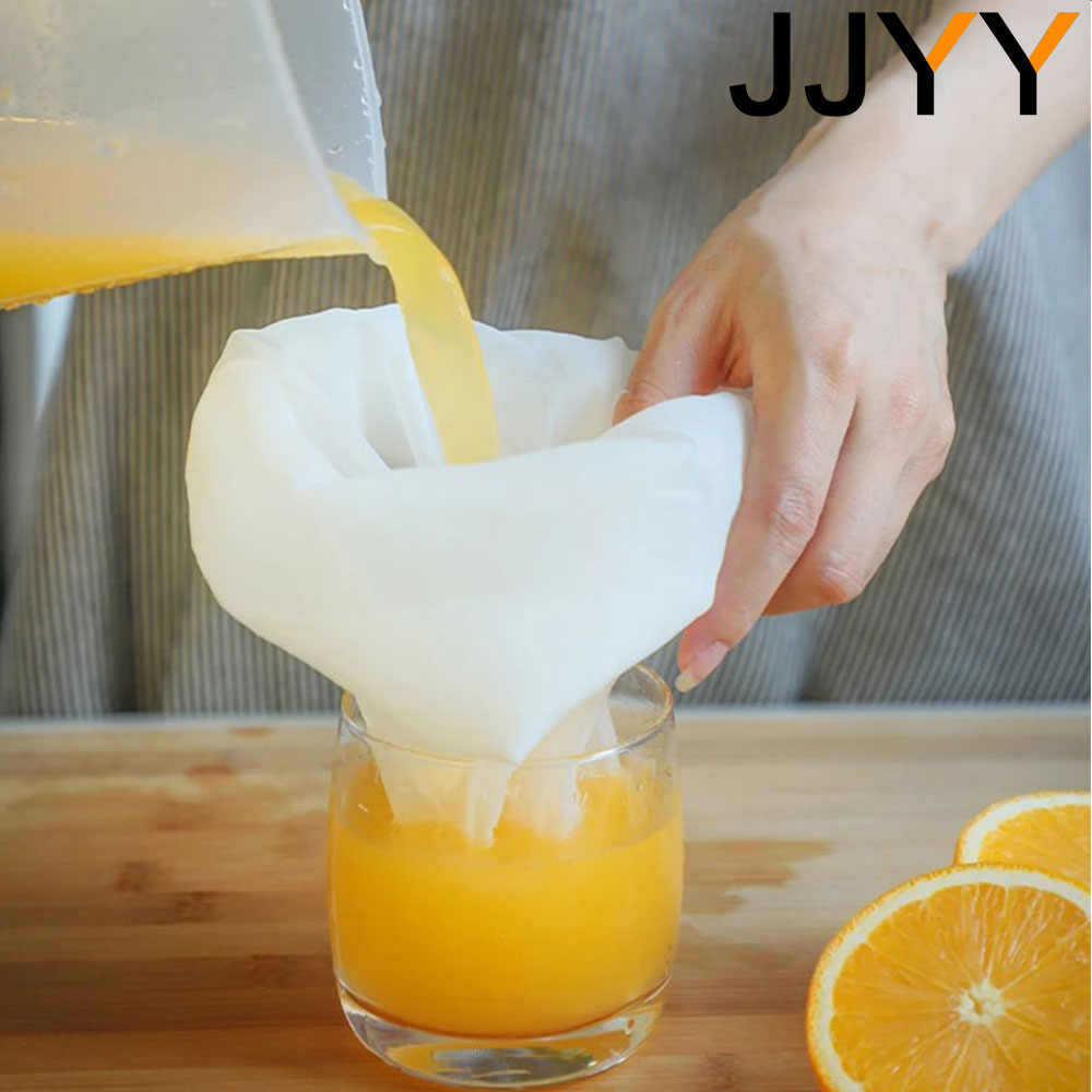 JJYY 100/200/300 Mesh Nylon Filter Nut Milk Bag Net Yogurt Tea Beer Coffee Oil Food Filter Strainers Mesh Kitchen Strainer Bags