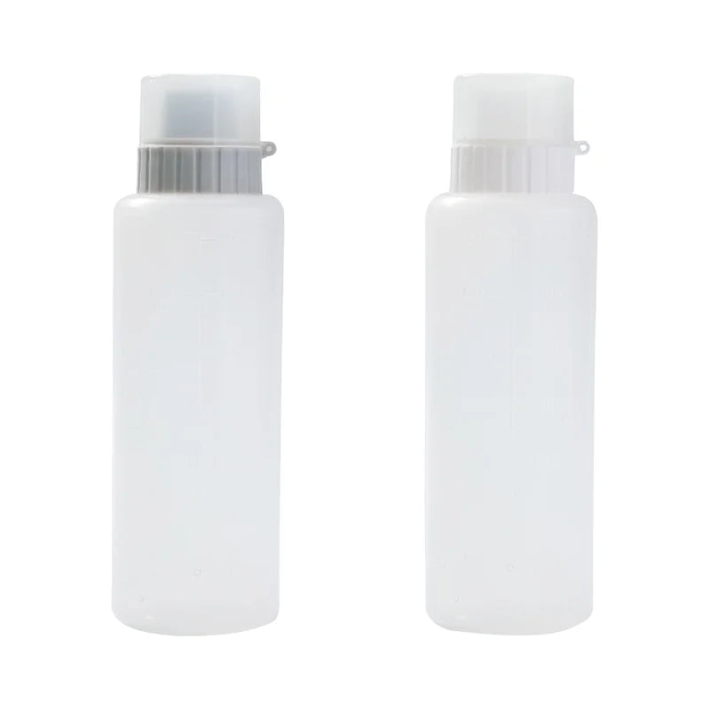 350ml 5 Holes Condiment Squeeze Bottle Kitchen Ketchup Mustard Bottle Clear Mayonnaise Honey Dispenser Sauce Storage Container