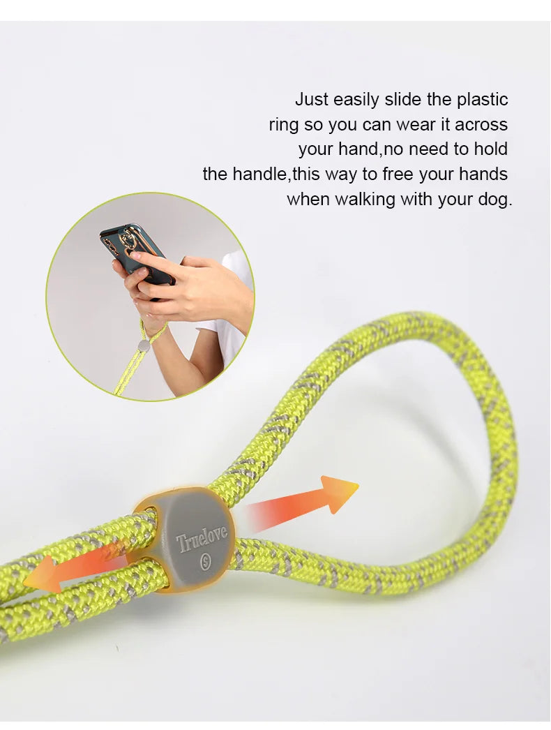 Truelove Pet Leash Lightweight Nylon Rope Dog Leash Small Dog Cat Outdoor Fashion Designed Pet Product New Style TLL2576