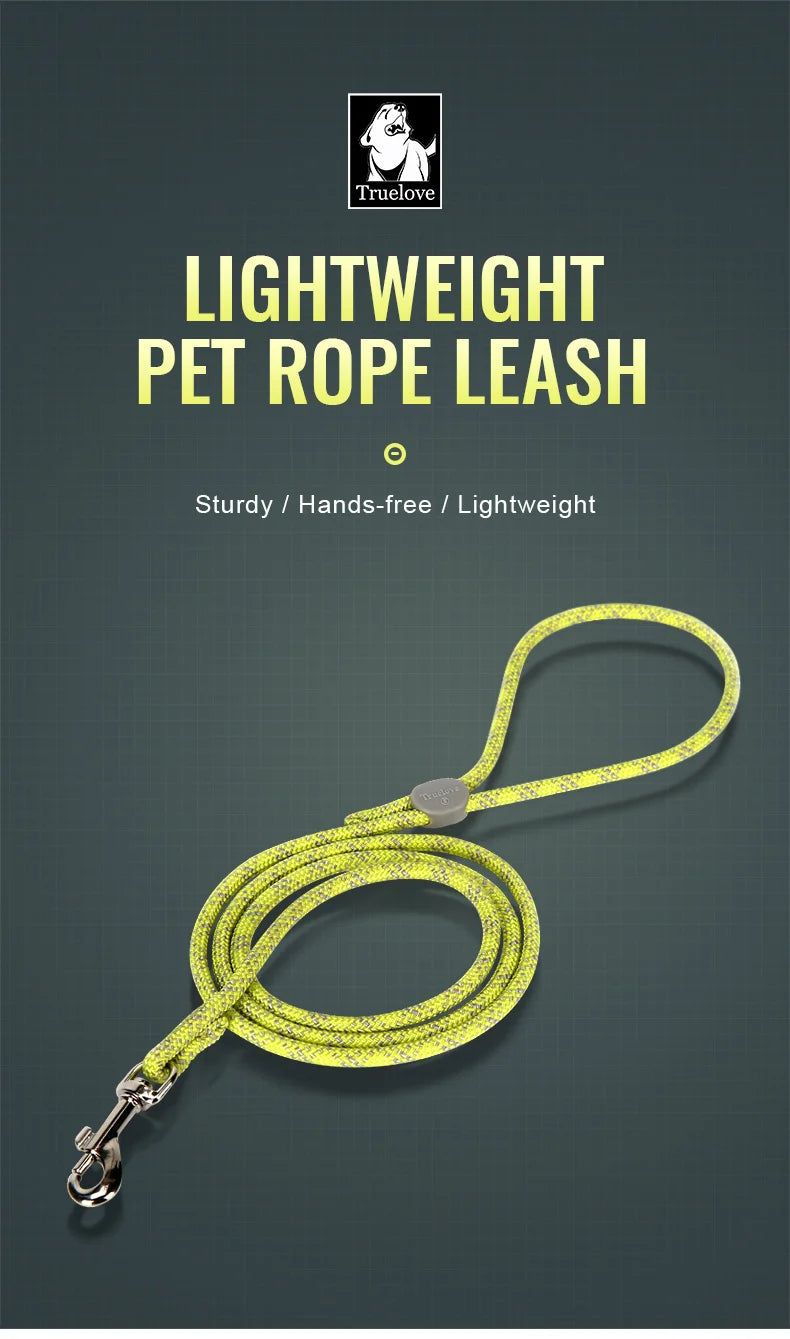 Truelove Pet Leash Lightweight Nylon Rope Dog Leash Small Dog Cat Outdoor Fashion Designed Pet Product New Style TLL2576