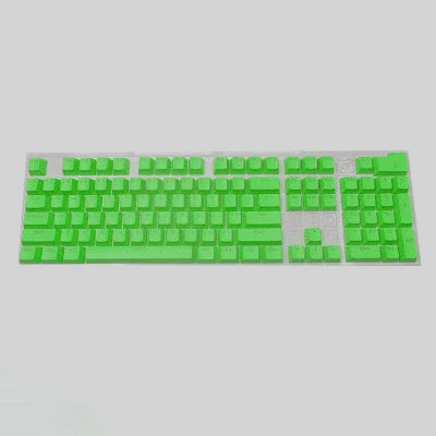 104 Pcs DIY Mechanical Keyboard Keycaps Set OEM Backlit Single Color ABS Pink White Key Cap for 61/87/104 Key Cherry MX Keycap