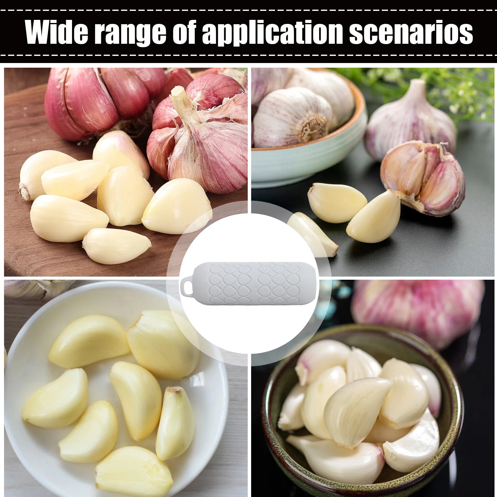 Garlic Press Stainless Steel Garlic Press Manual Garlic Mincer Professional Garlic Mincer and Crusher Multifunctional Gadgets