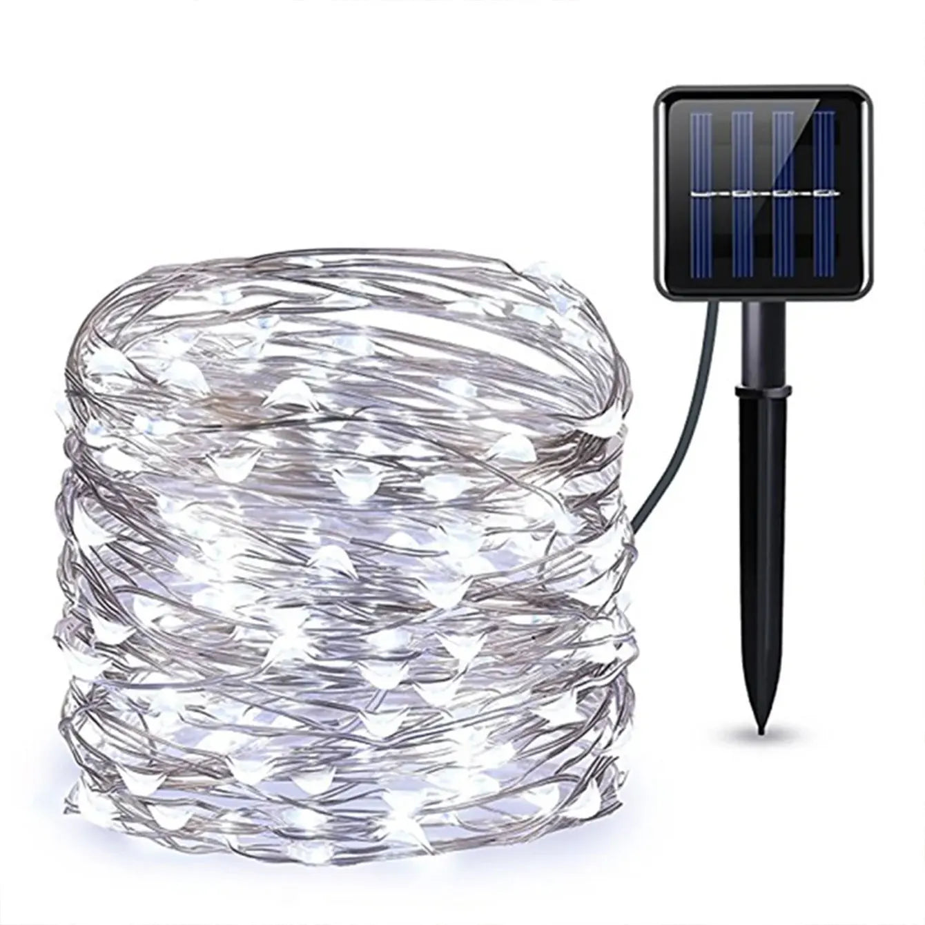 300LED Solar String Lights Solar Outdoor Lights 8 Lighting Modes Waterproof Fairy Lights for Tree Garden Patio Copper Wire Light