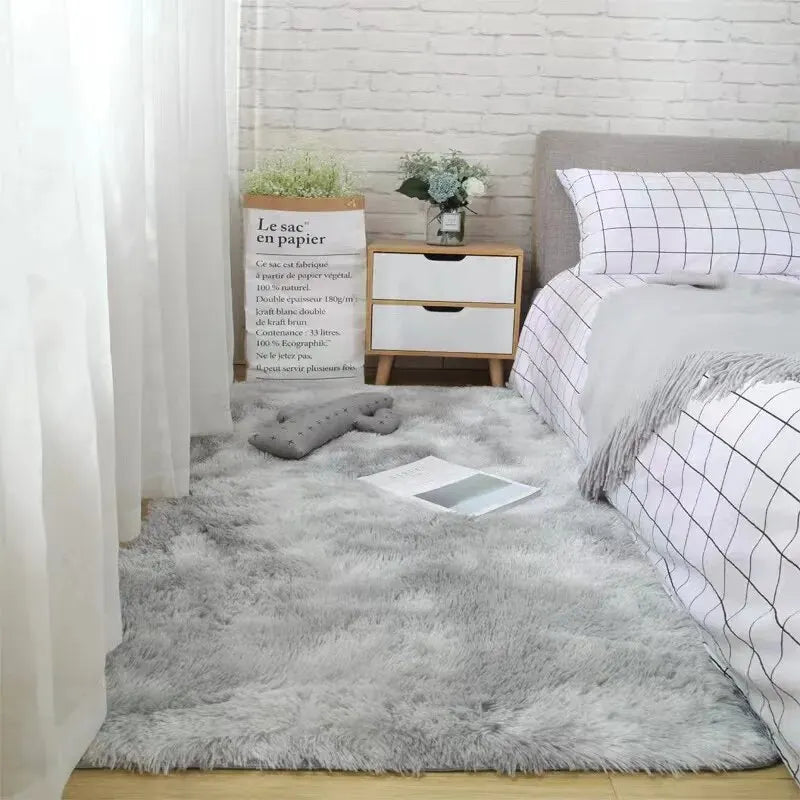VIKAMA Fluffy Rugs Shaggy Bedroom Area Rugs Shaggy Non-Slip Rugs, Machine Washable Soft Shaggy Rugs Modern Soft Plush Rugs