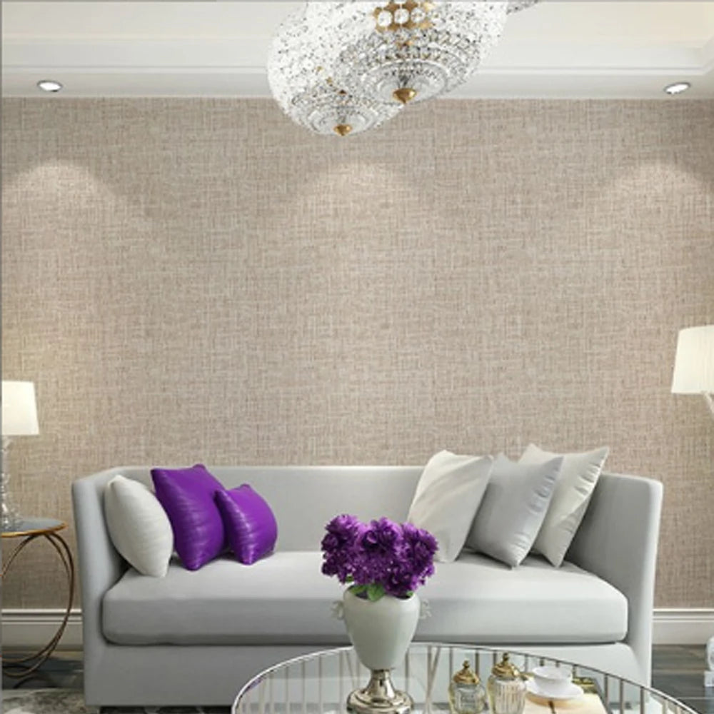 50cmx5m 3D Self-adhesive Wall Wallpaper PVC Thickening Room Flax Waterproof Wall Stickers Kitchen Art Background wall Home Decor