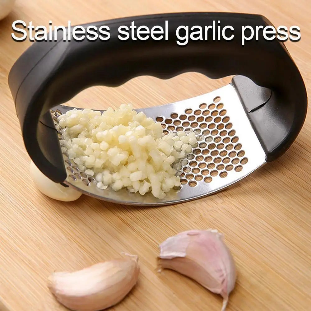 Garlic Press Stainless Steel Garlic Press Manual Garlic Mincer Professional Garlic Mincer and Crusher Multifunctional Gadgets