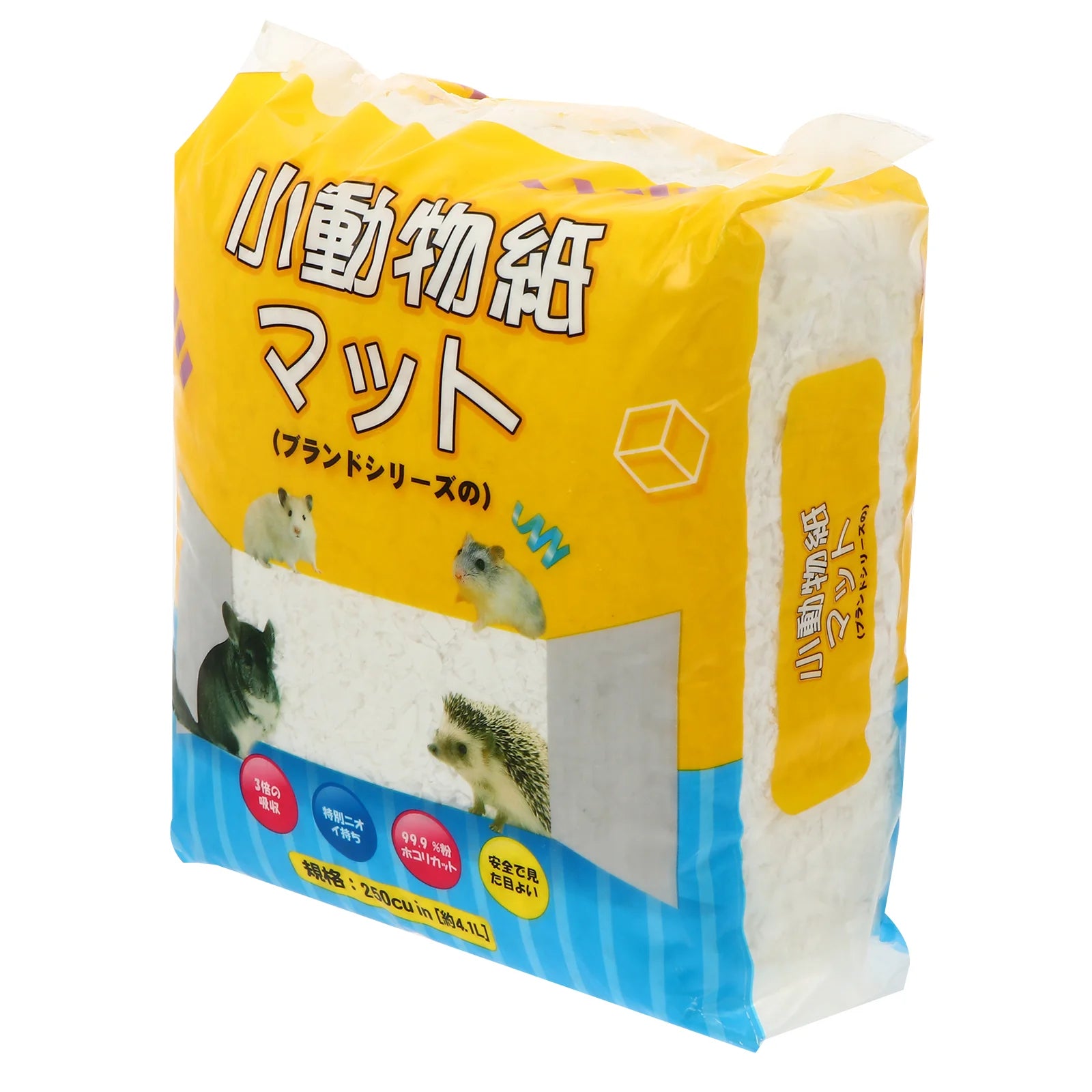 1 Pack Small Pet White Paper Bedding Paper Chip Hamster Shavings Hamster Bedding Small Pet White Paper Bedding Swarf to Remove
