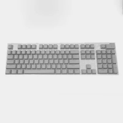104 Pcs DIY Mechanical Keyboard Keycaps Set OEM Backlit Single Color ABS Pink White Key Cap for 61/87/104 Key Cherry MX Keycap