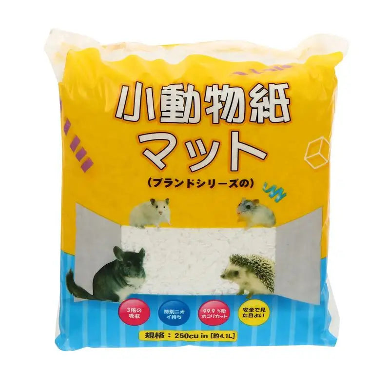 1 Pack Small Pet White Paper Bedding Paper Chip Hamster Shavings Hamster Bedding Small Pet White Paper Bedding Swarf to Remove