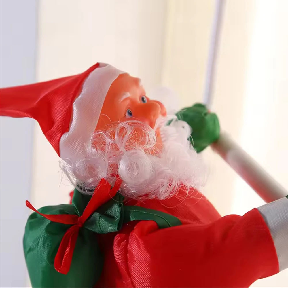1PC Christmas Decoration Climbing Santa Claus Home Decoration Gifts Restaurant Decoration Doll Hanging