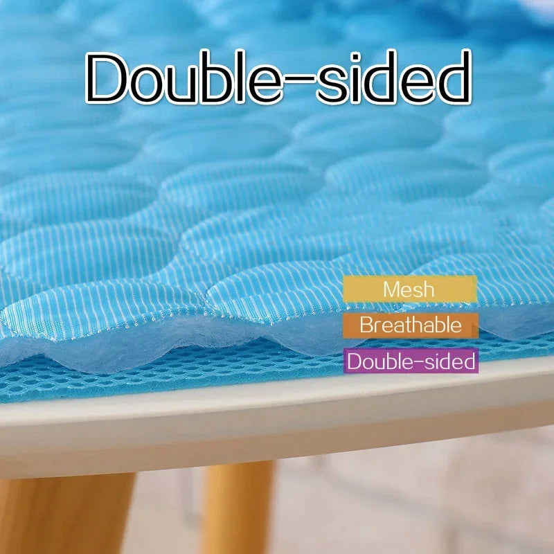 Pet Cooling Mat Summer Cat and Dog Sofa Mat Soft Ice Silk Cold Feeling Nest Mat Summer Dog Cooling Mat Pet Products dog beds