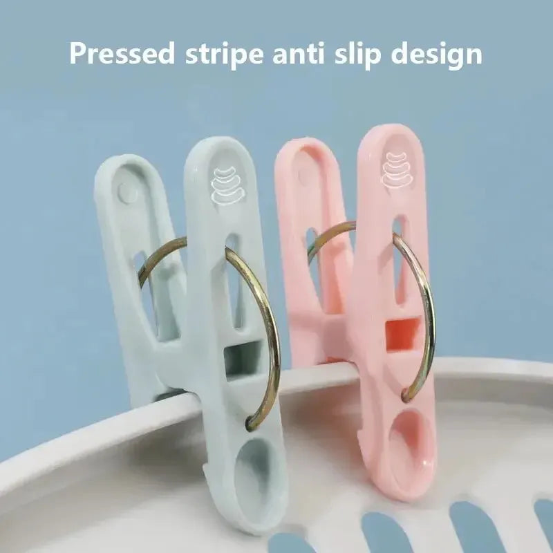 30pcs Windproof Clothespins Air Drying Clothes Socks Underwear Fixed Pins For Household Small Clips Food Snack Bag Sealing Clips