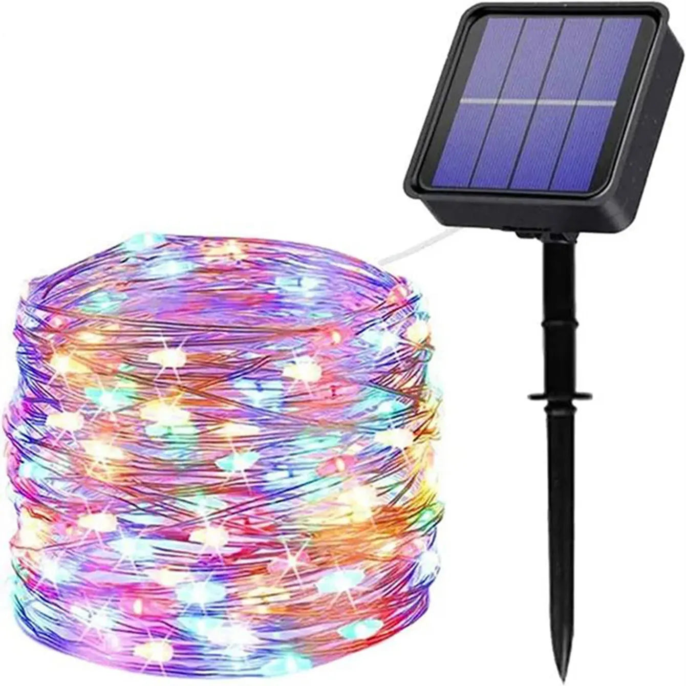 300LED Solar String Lights Solar Outdoor Lights 8 Lighting Modes Waterproof Fairy Lights for Tree Garden Patio Copper Wire Light