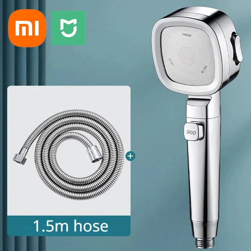 Xiaomi Mijia High Pressure Shower Head Water Saving 3-Modes Shower Heads Adjustable Water Massage Sprayer Bathroom Accessories