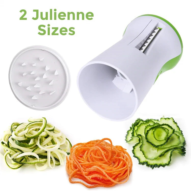 Heavy Duty Spiralizer Vegetable Slicer Vegetable Spiral Slicer Cutter Zucchini Pasta Noodle Spaghetti Maker Food Slicer