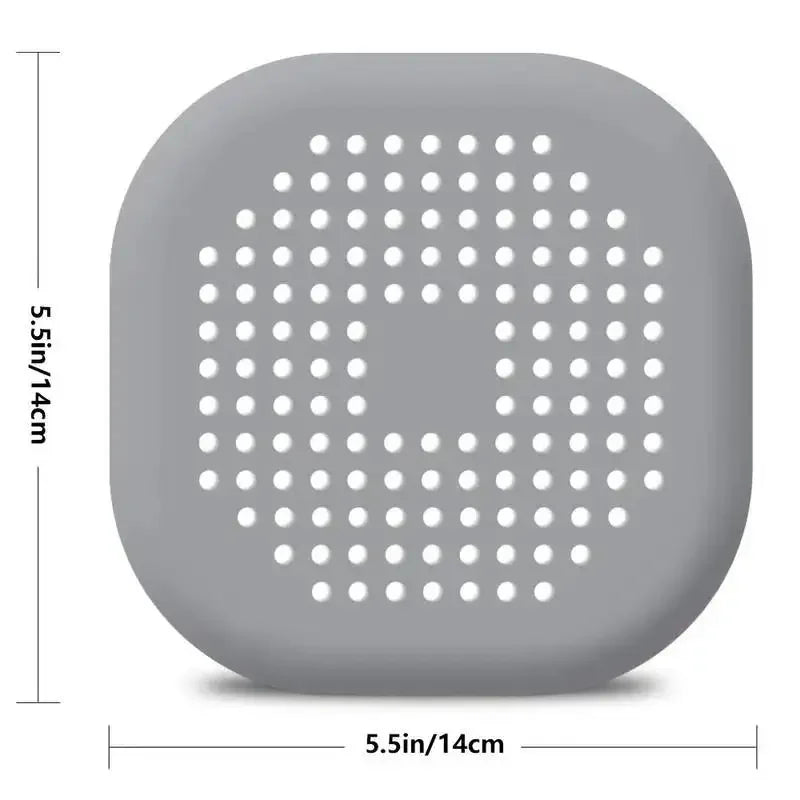 Sewer with Suction Cup, Floor Drain Mat, Kitchen, Bathroom, Anti Clogging Hair Filter