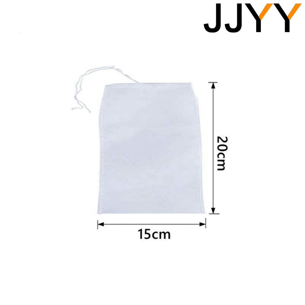 JJYY 100/200/300 Mesh Nylon Filter Nut Milk Bag Net Yogurt Tea Beer Coffee Oil Food Filter Strainers Mesh Kitchen Strainer Bags