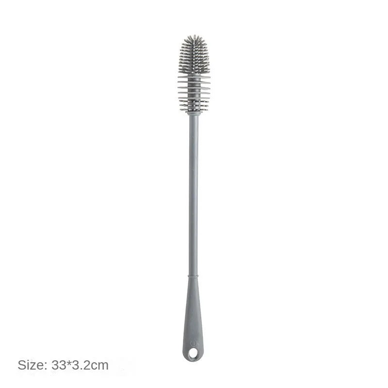 Silicone Cup Brush Cup Cleaning Brush No Dead Corners Or Gaps Plastic Brush Milk Bottle Cleaning Brush Household