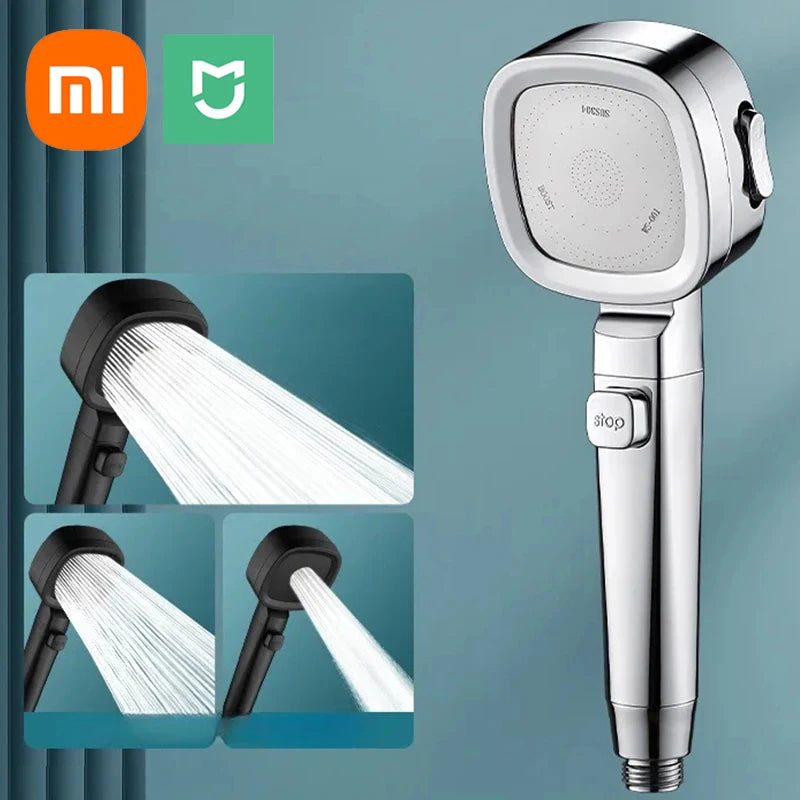 Xiaomi Mijia High Pressure Shower Head Water Saving 3-Modes Shower Heads Adjustable Water Massage Sprayer Bathroom Accessories