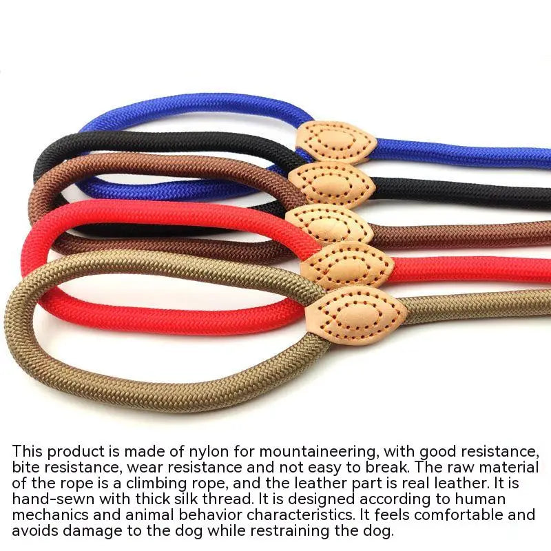Adjustable Collar Harness Dog Leash Nylon Pet Lead Leash Dog Harness Durable Rope Belt Lightweight Dog Accessories Cat Collar