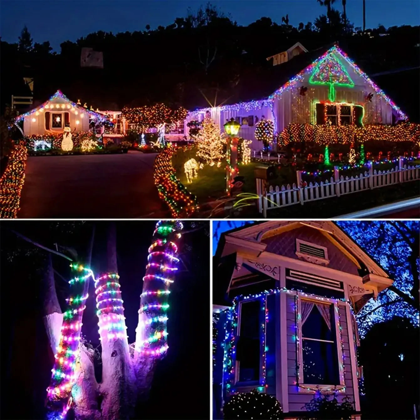 300LED Solar String Lights Solar Outdoor Lights 8 Lighting Modes Waterproof Fairy Lights for Tree Garden Patio Copper Wire Light